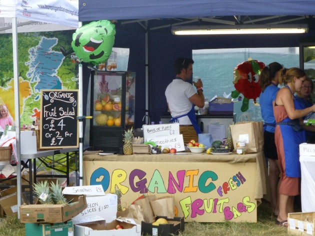 Organic fruit at Feastival