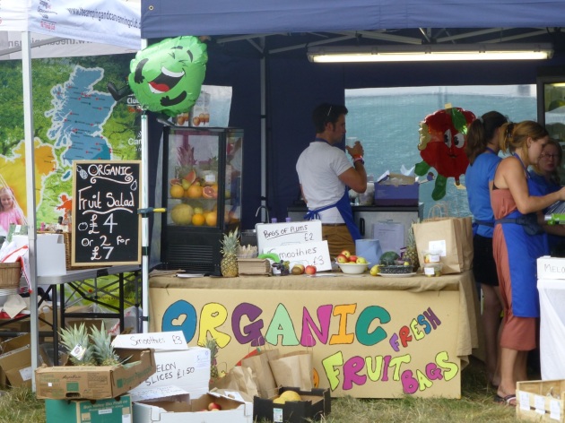 Organic fruit at Feastival